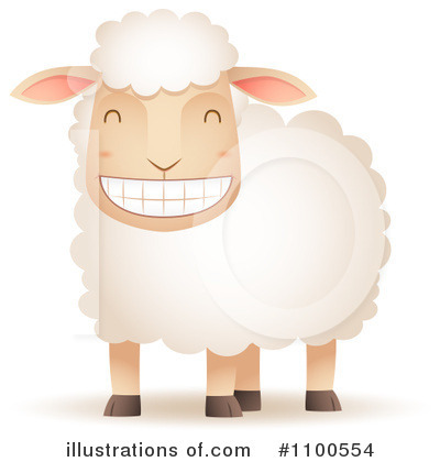 Sheep Clipart #1100554 by Qiun
