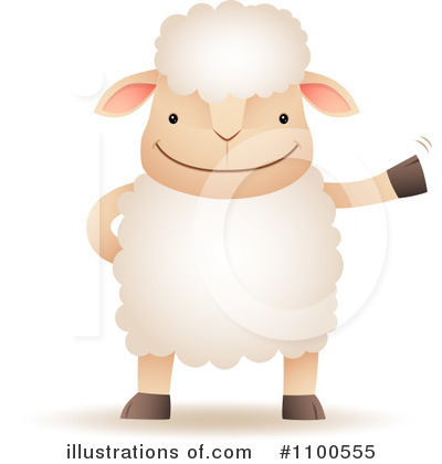 Royalty-Free (RF) Sheep Clipart Illustration by Qiun - Stock Sample #1100555