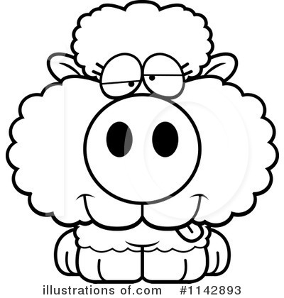 Royalty-Free (RF) Sheep Clipart Illustration by Cory Thoman - Stock Sample #1142893