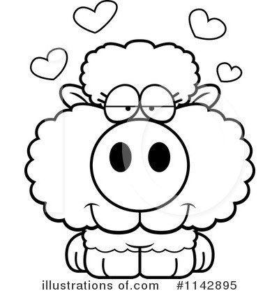 Royalty-Free (RF) Sheep Clipart Illustration by Cory Thoman - Stock Sample #1142895