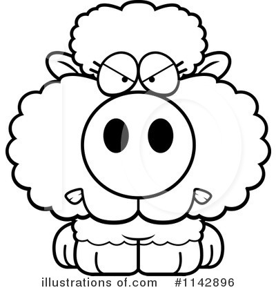 Lamb Clipart #1142896 by Cory Thoman