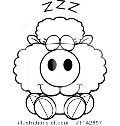 Royalty-Free (RF) Sheep Clipart Illustration by Cory Thoman - Stock Sample #1142897