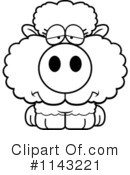 Sheep Clipart #1143221 by Cory Thoman