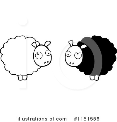 Lamb Clipart #1151556 by Cory Thoman