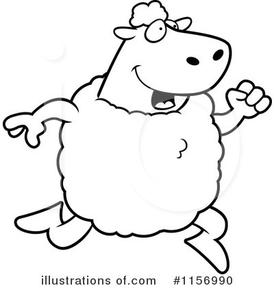 Royalty-Free (RF) Sheep Clipart Illustration by Cory Thoman - Stock Sample #1156990