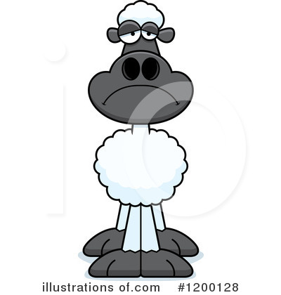 Royalty-Free (RF) Sheep Clipart Illustration by Cory Thoman - Stock Sample #1200128
