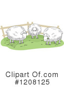 Sheep Clipart #1208125 by BNP Design Studio
