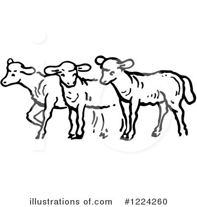 Royalty-Free (RF) Sheep Clipart Illustration by Picsburg - Stock Sample #1224260