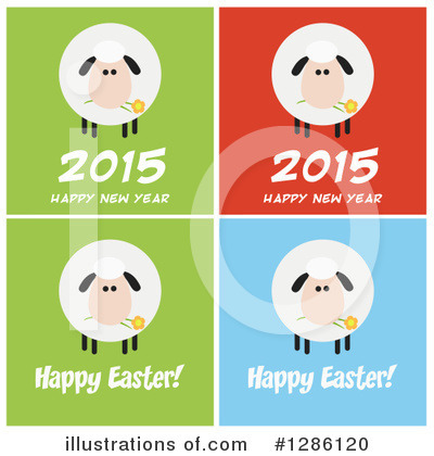 Year Of The Sheep Clipart #1286120 by Hit Toon