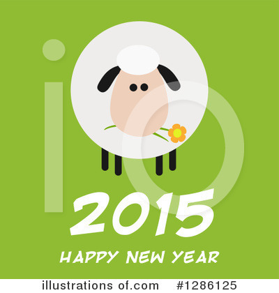 Year Of The Sheep Clipart #1286125 by Hit Toon