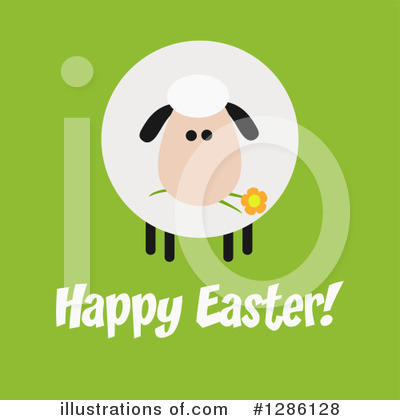 Royalty-Free (RF) Sheep Clipart Illustration by Hit Toon - Stock Sample #1286128