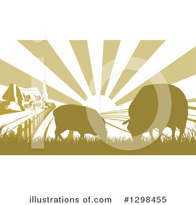Royalty-Free (RF) Sheep Clipart Illustration by AtStockIllustration - Stock Sample #1298455