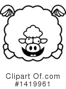 Sheep Clipart #1419961 by Cory Thoman