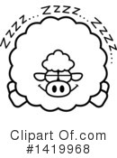 Sheep Clipart #1419968 by Cory Thoman
