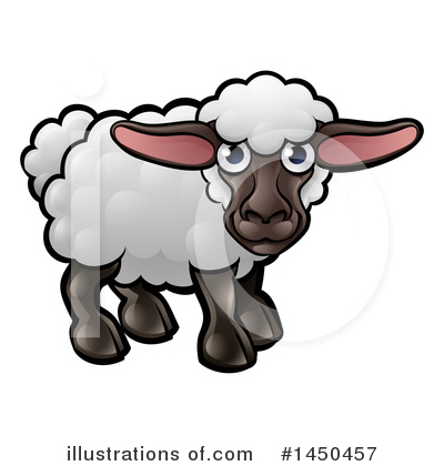 Black Sheep Clipart #1450457 by AtStockIllustration