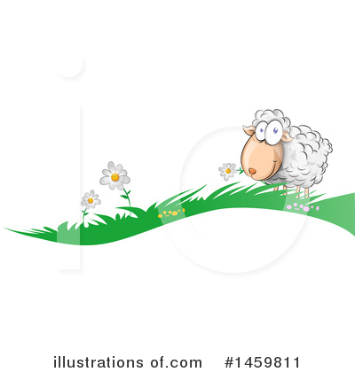 Royalty-Free (RF) Sheep Clipart Illustration by Domenico Condello - Stock Sample #1459811