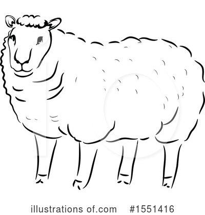 Royalty-Free (RF) Sheep Clipart Illustration by BNP Design Studio - Stock Sample #1551416
