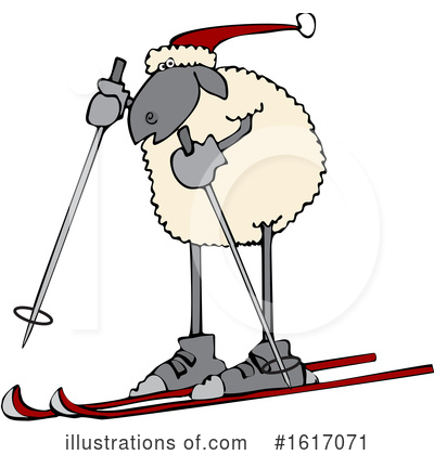 Royalty-Free (RF) Sheep Clipart Illustration by djart - Stock Sample #1617071