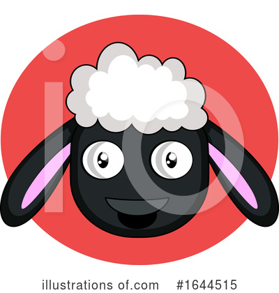 Black Sheep Clipart #1644515 by Morphart Creations