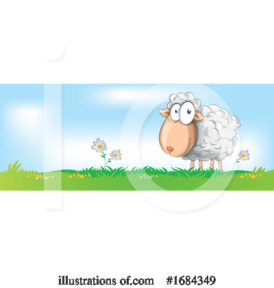 Royalty-Free (RF) Sheep Clipart Illustration by Domenico Condello - Stock Sample #1684349