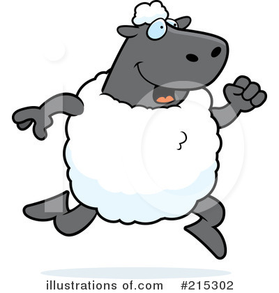 Royalty-Free (RF) Sheep Clipart Illustration by Cory Thoman - Stock Sample #215302