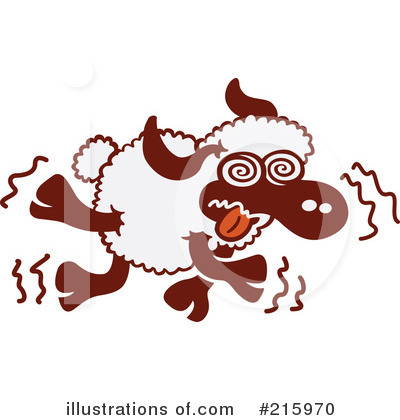 Royalty-Free (RF) Sheep Clipart Illustration by Zooco - Stock Sample #215970