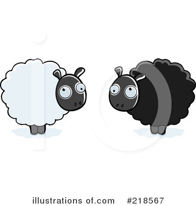 Royalty-Free (RF) Sheep Clipart Illustration by Cory Thoman - Stock Sample #218567