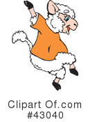 Sheep Clipart #43040 by Dennis Holmes Designs