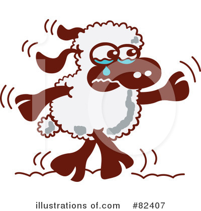 Royalty-Free (RF) Sheep Clipart Illustration by Zooco - Stock Sample #82407