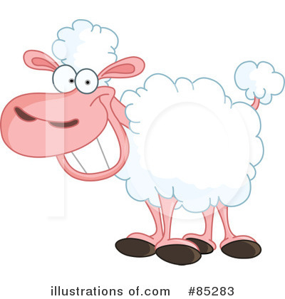 Royalty-Free (RF) Sheep Clipart Illustration by yayayoyo - Stock Sample #85283
