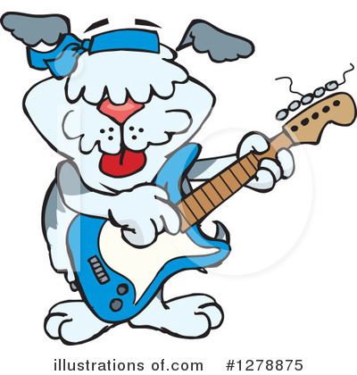 Royalty-Free (RF) Sheepdog Clipart Illustration by Dennis Holmes Designs - Stock Sample #1278875