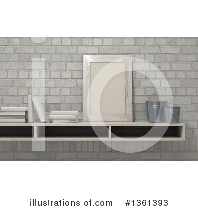 Royalty-Free (RF) Shelf Clipart Illustration by KJ Pargeter - Stock Sample #1361393