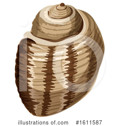Royalty-Free (RF) Shell Clipart Illustration by Vector Tradition SM - Stock Sample #1611587