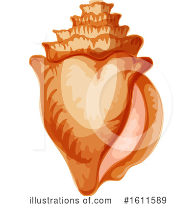 Royalty-Free (RF) Shell Clipart Illustration by Vector Tradition SM - Stock Sample #1611589