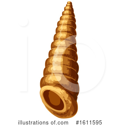 Royalty-Free (RF) Shell Clipart Illustration by Vector Tradition SM - Stock Sample #1611595