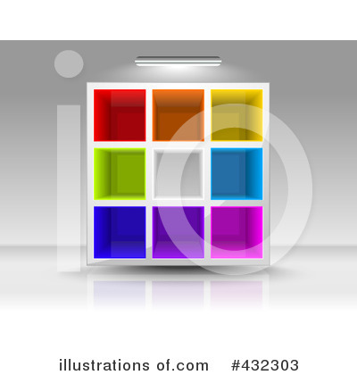 Royalty-Free (RF) Shelves Clipart Illustration by Oligo - Stock Sample #432303