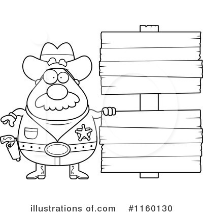 Royalty-Free (RF) Sheriff Clipart Illustration by Cory Thoman - Stock Sample #1160130