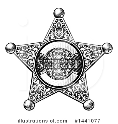 Royalty-Free (RF) Sheriff Clipart Illustration by AtStockIllustration - Stock Sample #1441077