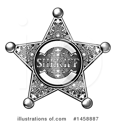 Royalty-Free (RF) Sheriff Clipart Illustration by AtStockIllustration - Stock Sample #1458887