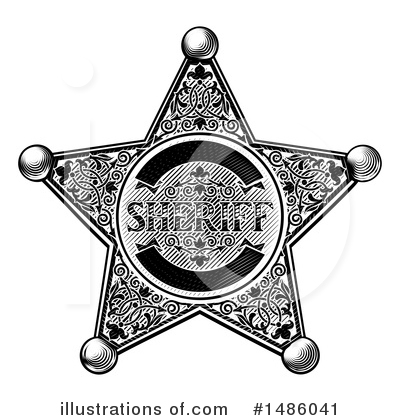 Royalty-Free (RF) Sheriff Clipart Illustration by AtStockIllustration - Stock Sample #1486041