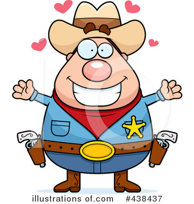 Royalty-Free (RF) Sheriff Clipart Illustration by Cory Thoman - Stock Sample #438437