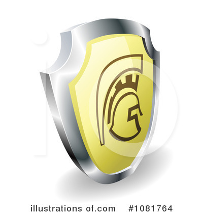 Royalty-Free (RF) Shield Clipart Illustration by AtStockIllustration - Stock Sample #1081764