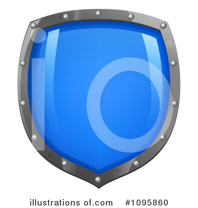 Royalty-Free (RF) Shield Clipart Illustration by AtStockIllustration - Stock Sample #1095860