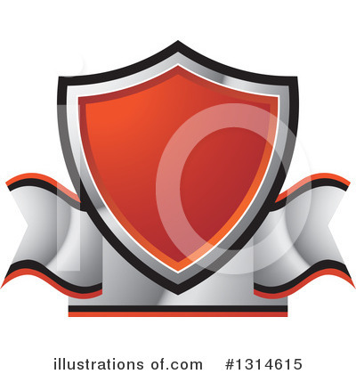 Royalty-Free (RF) Shield Clipart Illustration by Lal Perera - Stock Sample #1314615