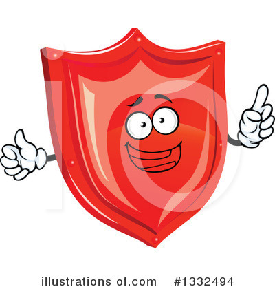Royalty-Free (RF) Shield Clipart Illustration by Vector Tradition SM - Stock Sample #1332494