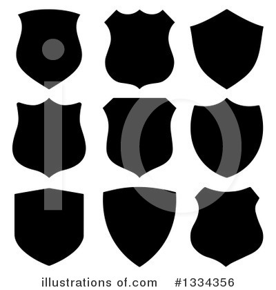 Royalty-Free (RF) Shield Clipart Illustration by michaeltravers - Stock Sample #1334356