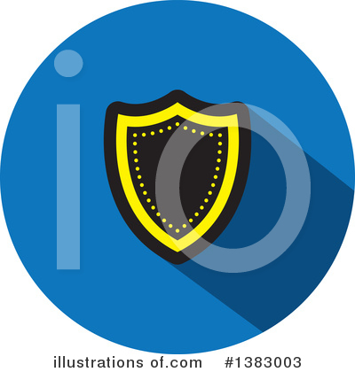 Royalty-Free (RF) Shield Clipart Illustration by ColorMagic - Stock Sample #1383003