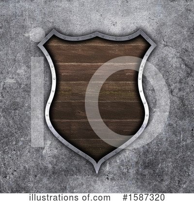 Royalty-Free (RF) Shield Clipart Illustration by KJ Pargeter - Stock Sample #1587320