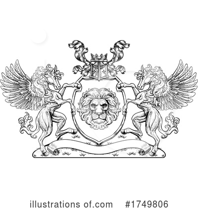 Royalty-Free (RF) Shield Clipart Illustration by AtStockIllustration - Stock Sample #1749806