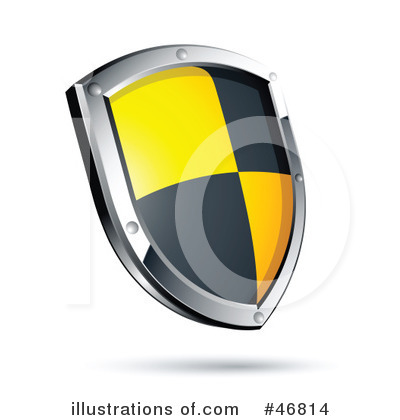 Royalty-Free (RF) Shield Clipart Illustration by beboy - Stock Sample #46814